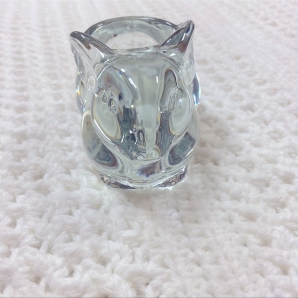 NWT Vintage Indiana Glass Company | Crystal Bunny‎ Rabbit Votive Candle Holder - Picture 11 of 12